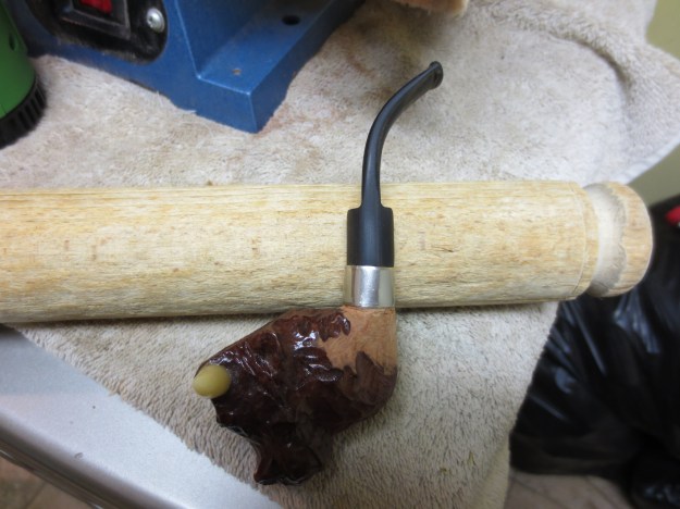 Figure 15 The finished bend in the pipe. It is now ready to polish the stem and the shank.