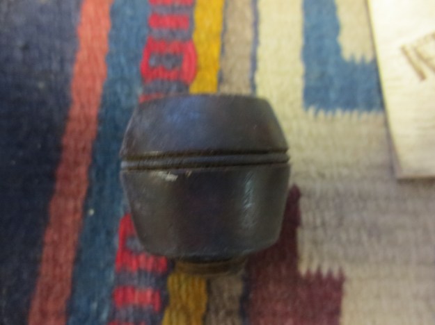 SIde view of the bowl before refurbishing.