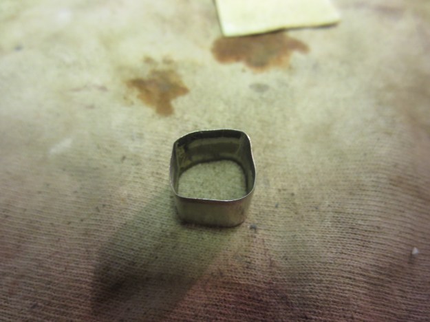 Squashed to an oval the other direction - leaving an odd shaped almost square