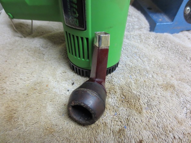 Fitting a nickel band on the shank